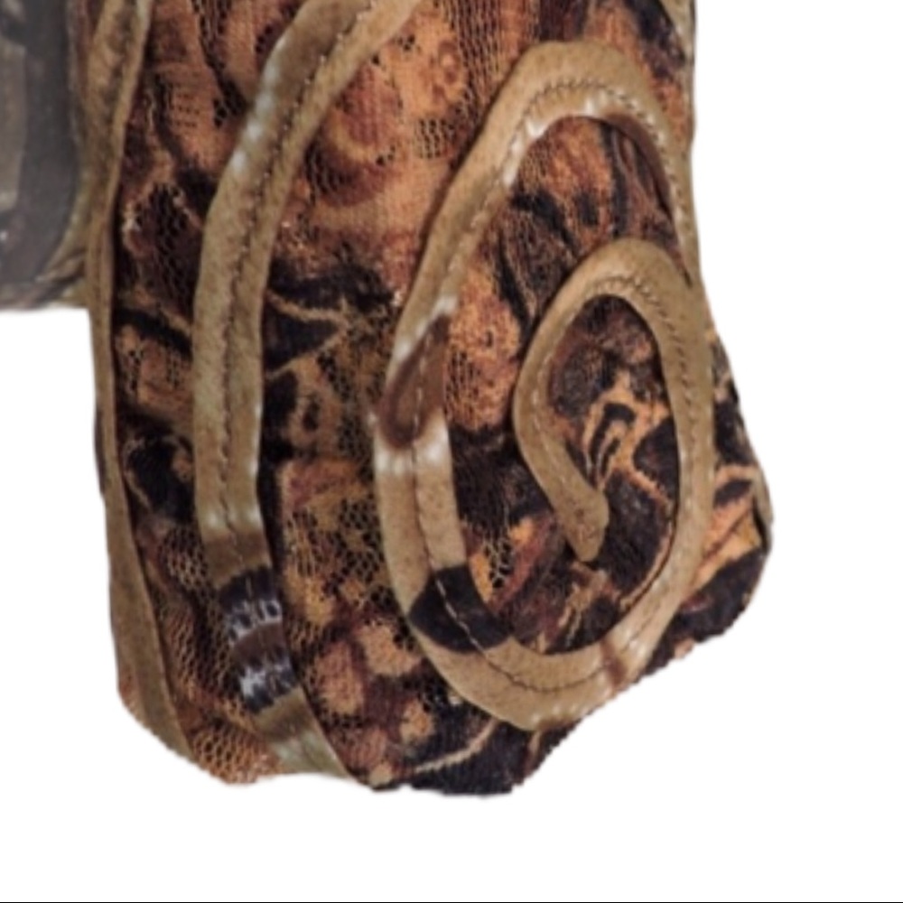 Chico’s Brown Swirl Open Blazer 12 - Picture 3 of 8